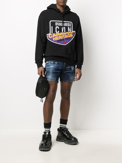 DSQUARED2 mid-rise denim shorts outlook