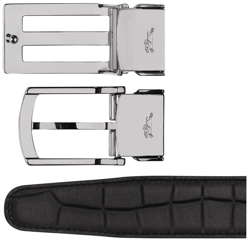 Delta Box Men's belt set Black - Leather 5