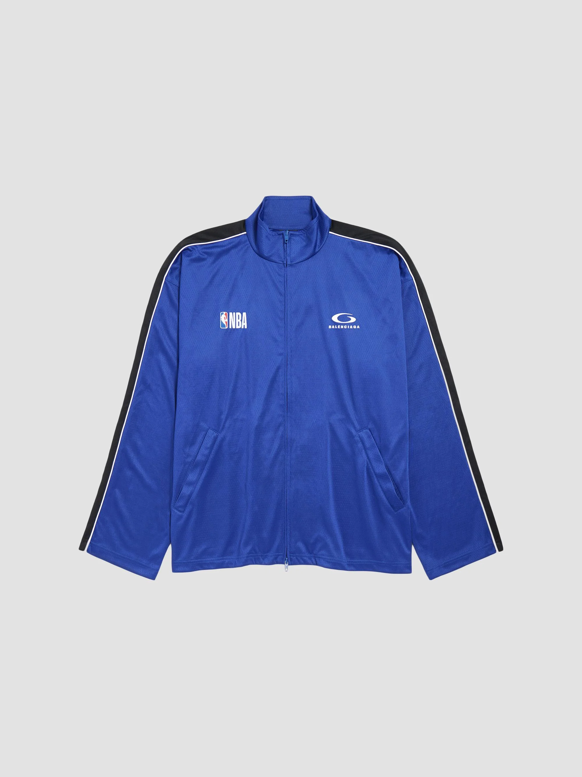 Men's x NBA Collaboration Tracksuit Jacket - Blue Black - 1