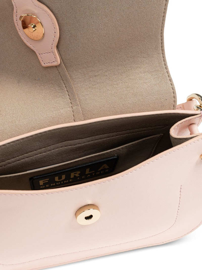 mini Flow buckle leather tote bag 5