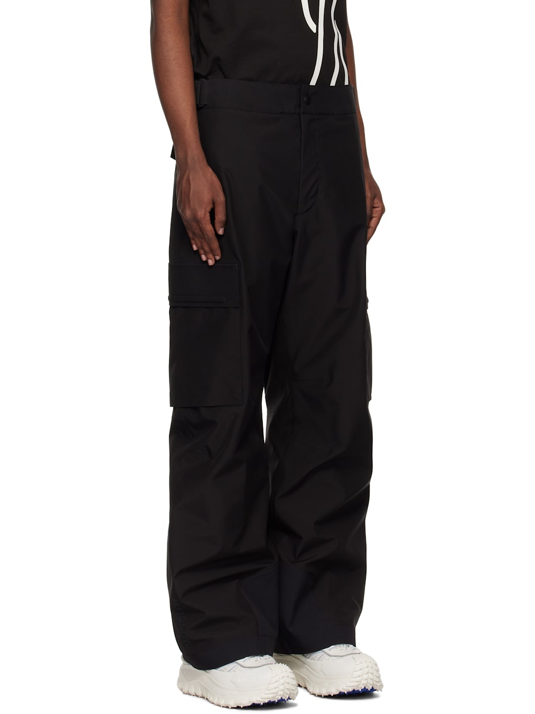 Black Padded Ski Pants - 2