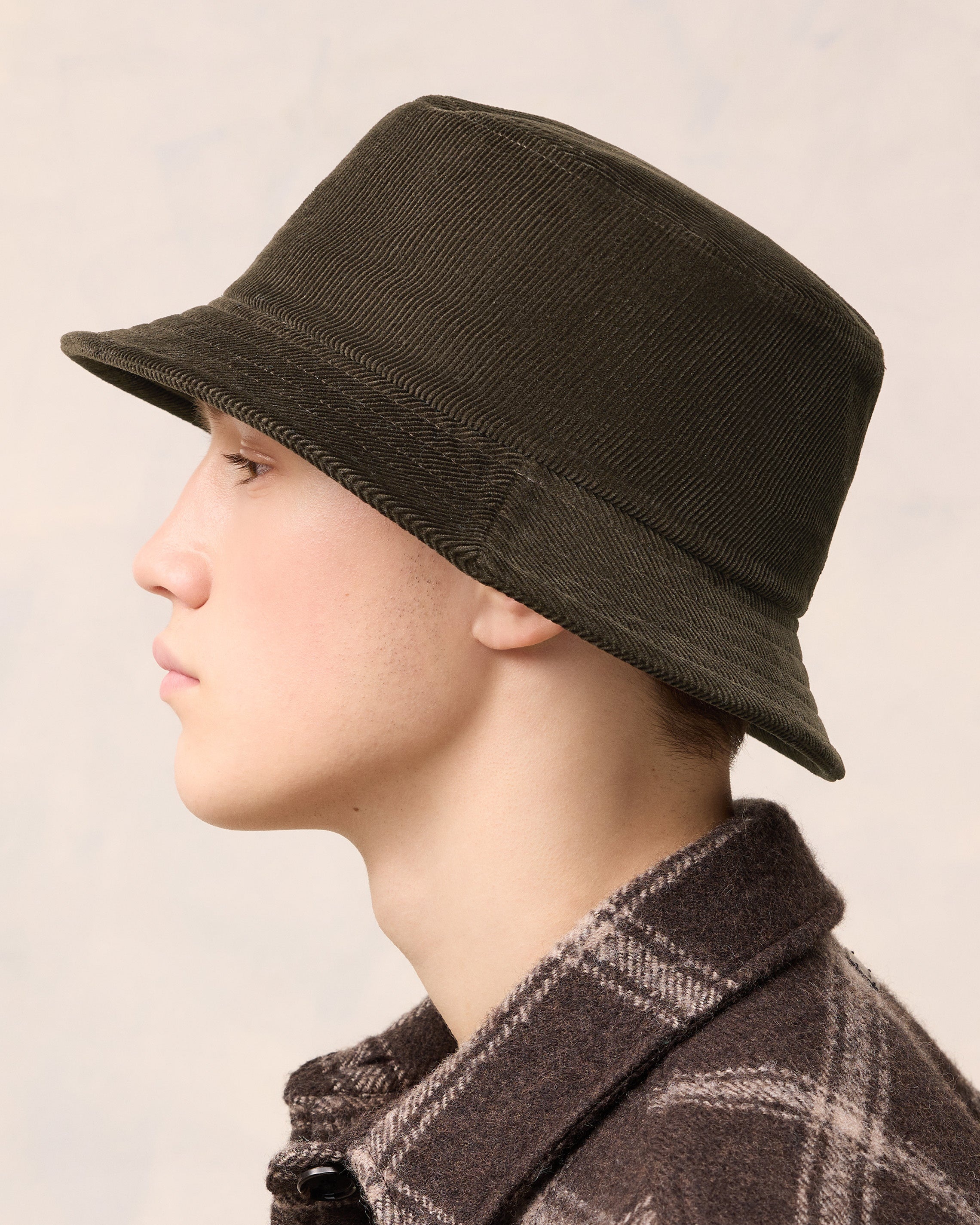 TONAL AMI DE COEUR EMBROIDERY BUCKET HAT - 5