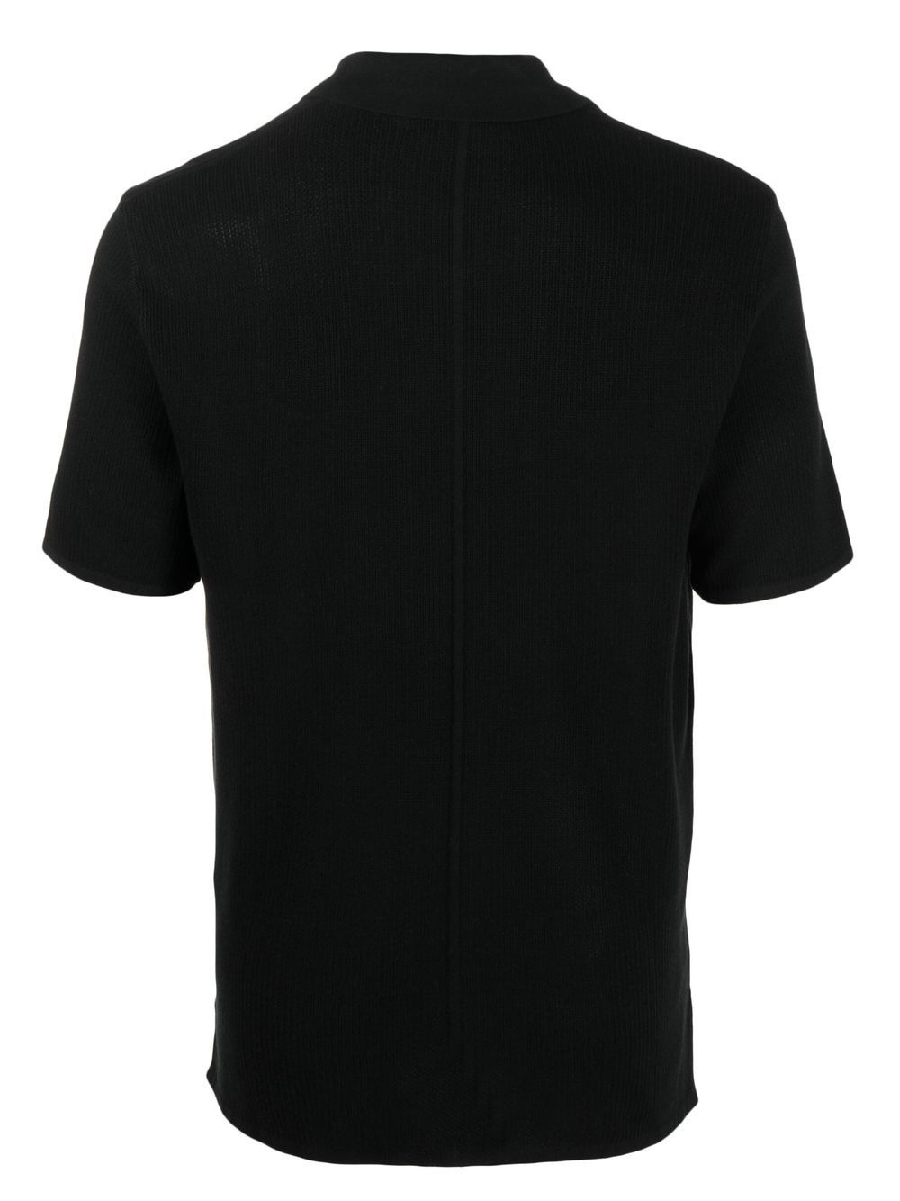 short-sleeve knitted polo shirt - 2