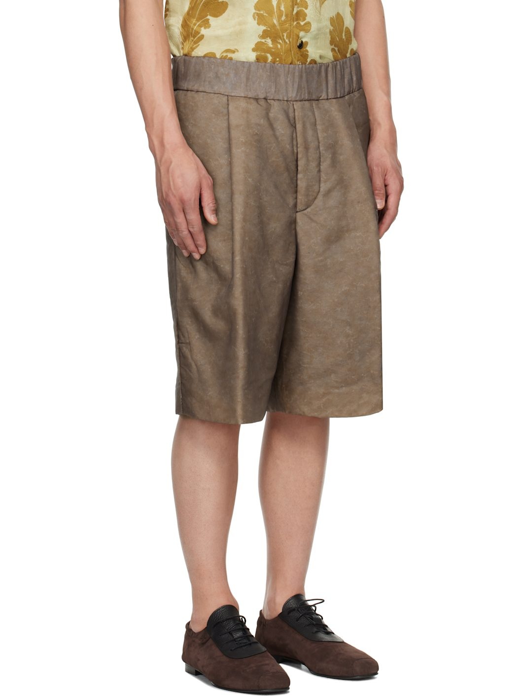 Brown Layered Shorts - 2