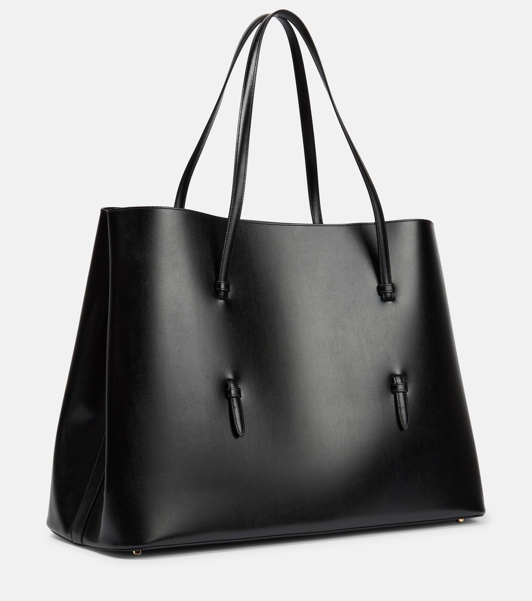 Mina 50 Large leather tote bag - 4