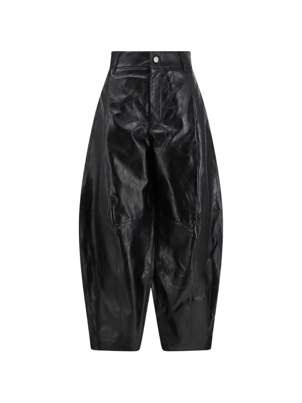 Julien pleated leather trousers - 1