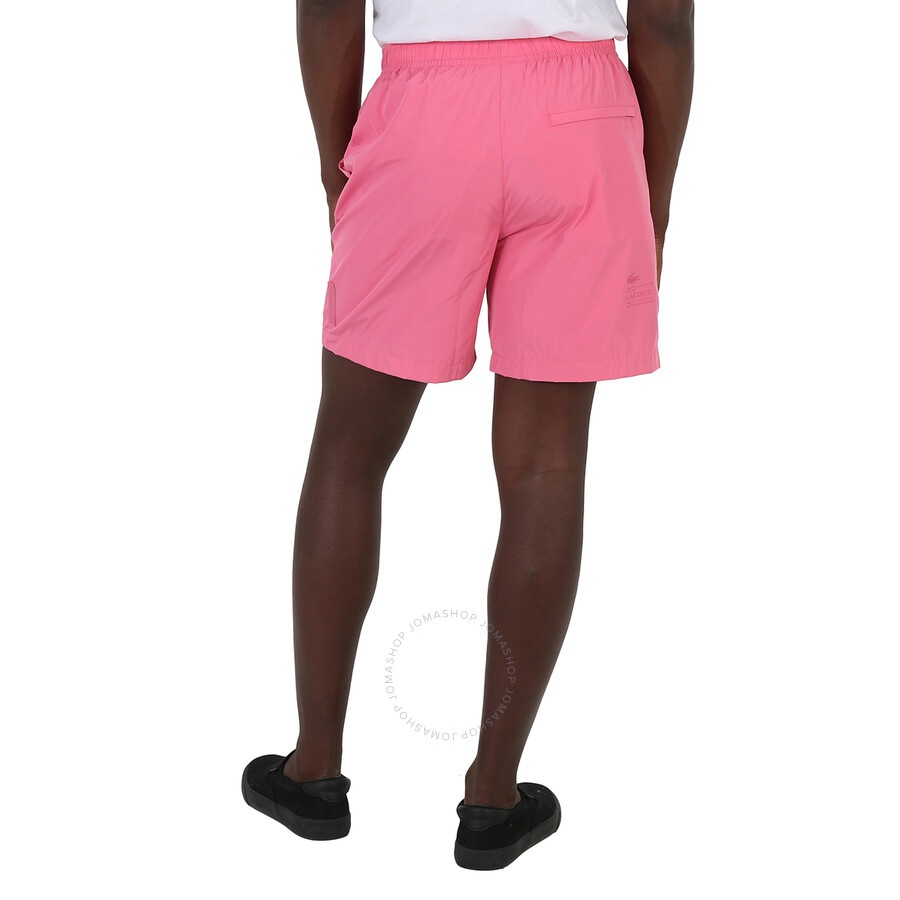 Lacoste Men's Reseda Pink Waterproof Relaxed-Fit Shorts - 6