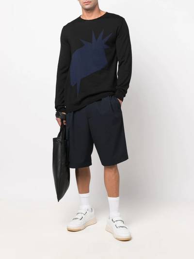 Comme des Garçons SHIRT intarsia-knit wool jumper outlook