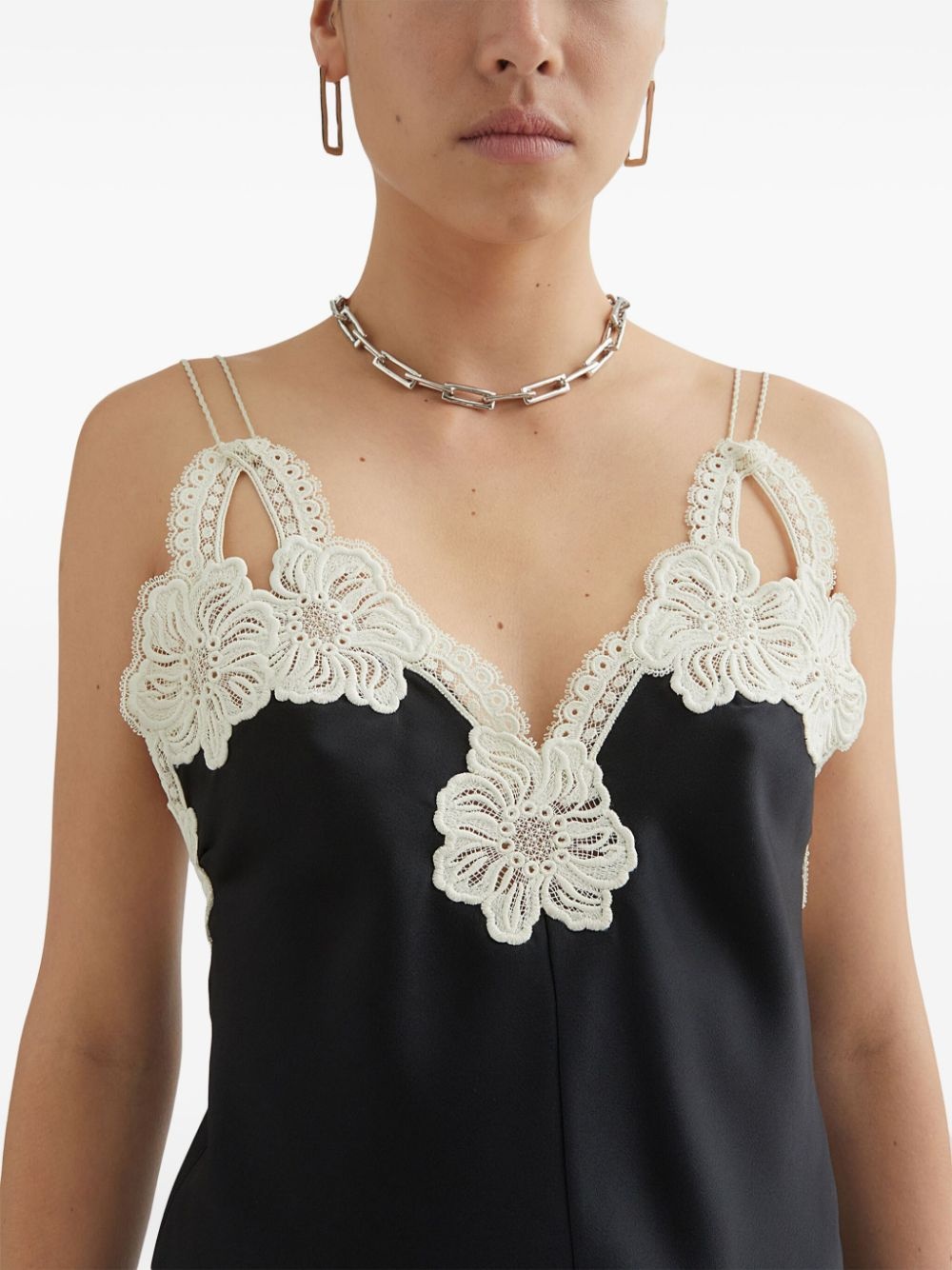 floral-embroidered top - 4