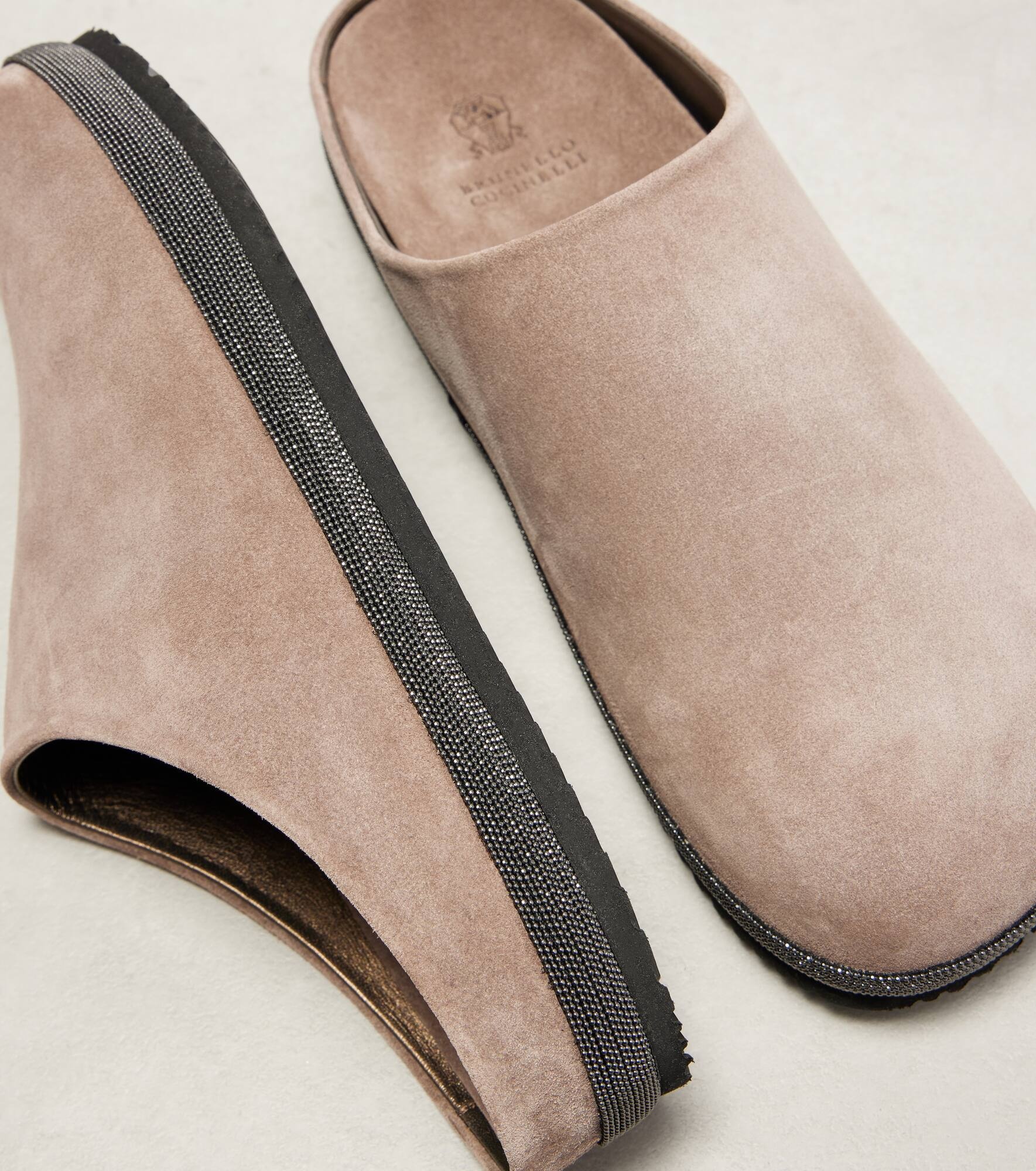 Monili suede clogs - 5