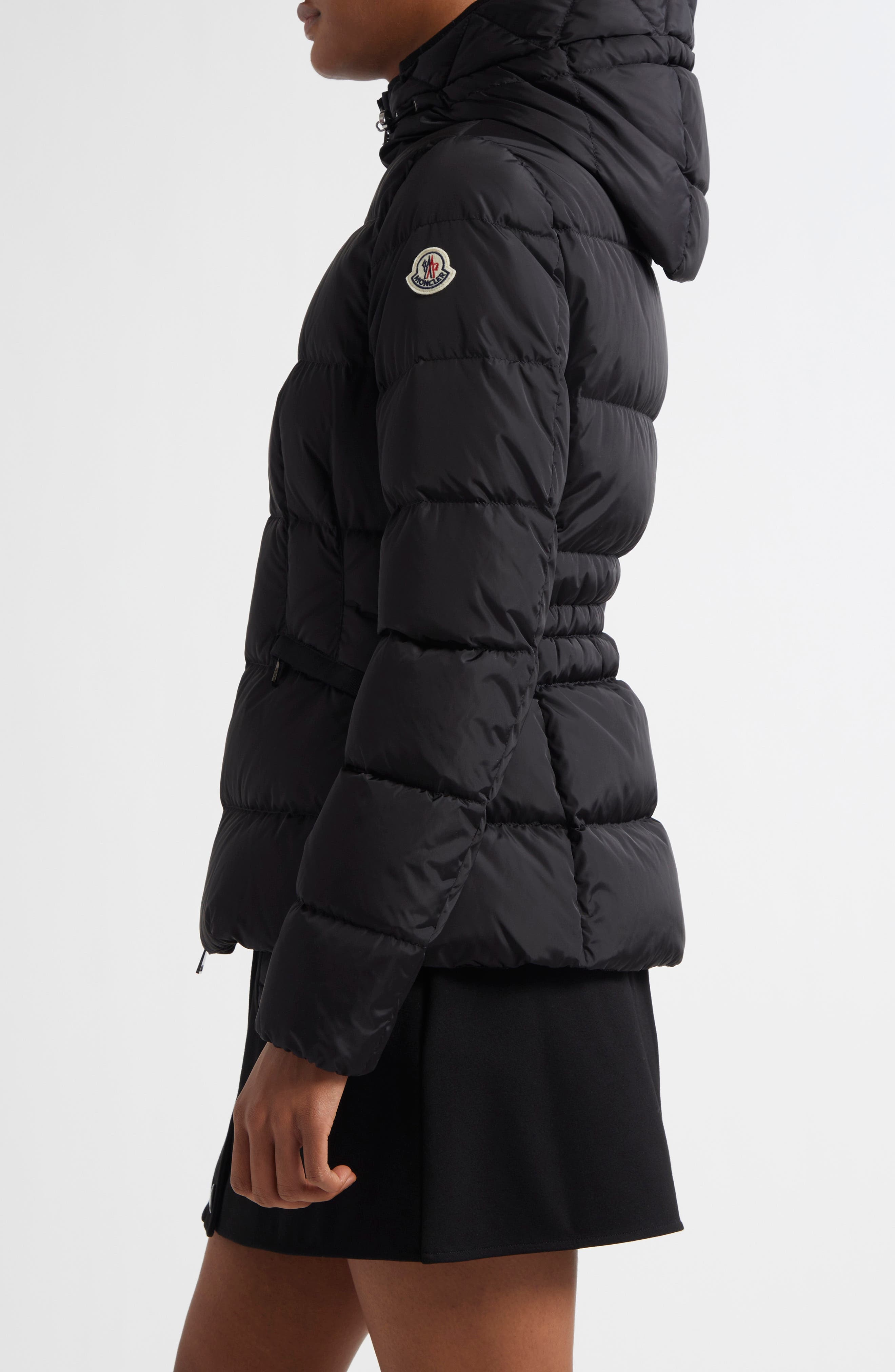 Moncler Avoce Hooded Down Jacket in Black/black at Nordstrom - 3