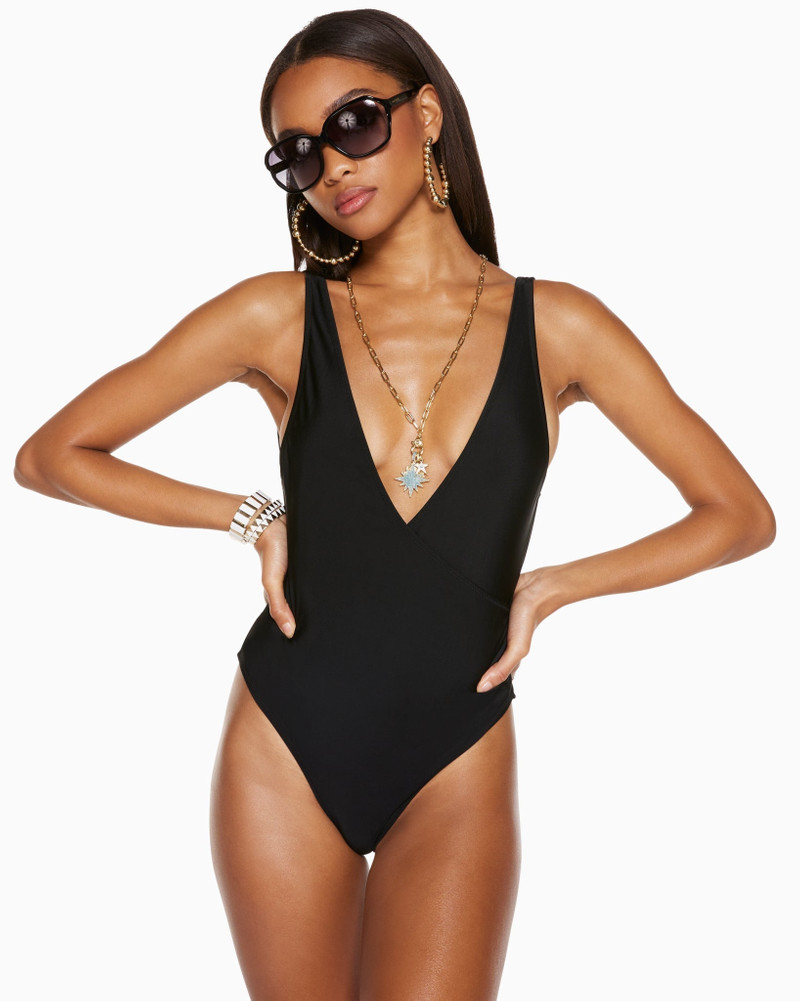 RAMY BROOK Soren V-Neck One Piece Swimsuit outlook