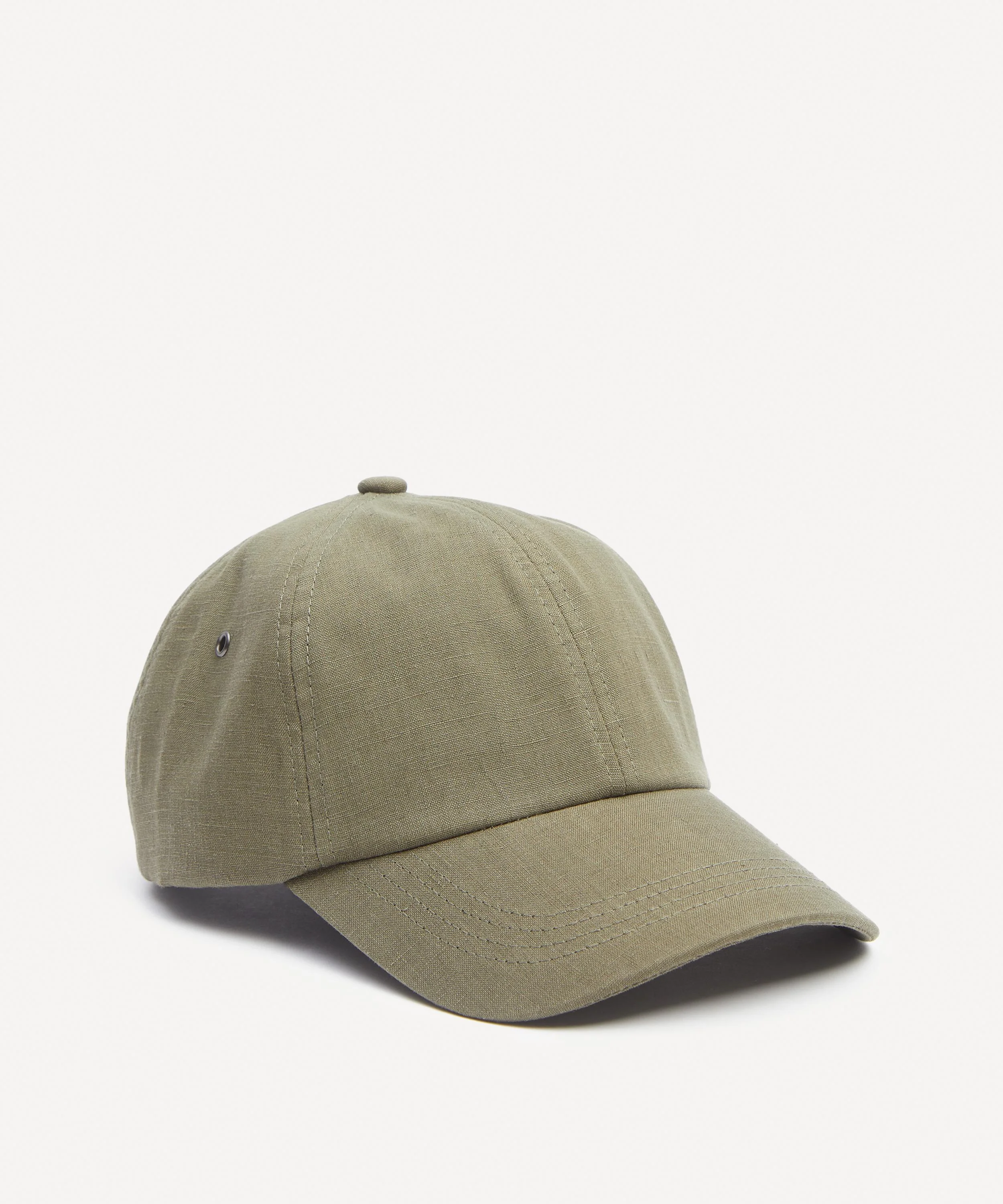 Beige Linen Cap - 1