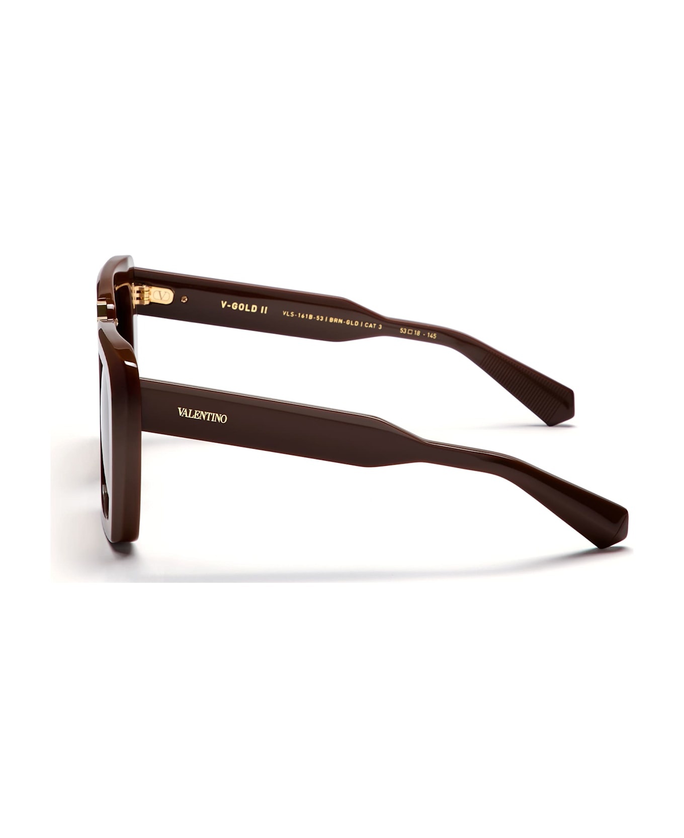 V-gold-ii - Fondant Brown / Gold Sunglasses - 3