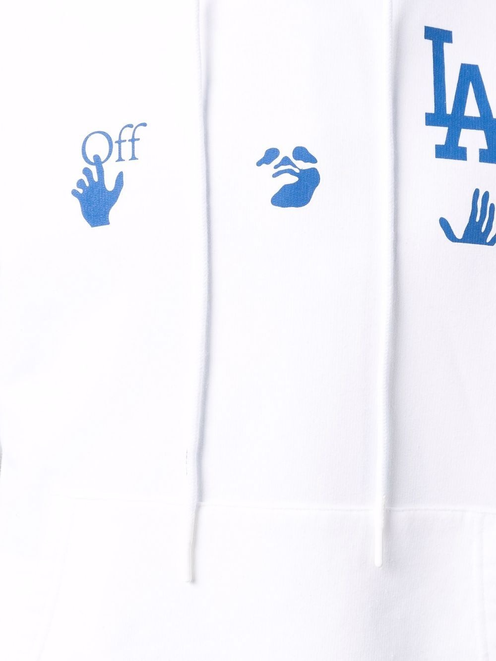 LA Dodgers logo-print hoodie - 5