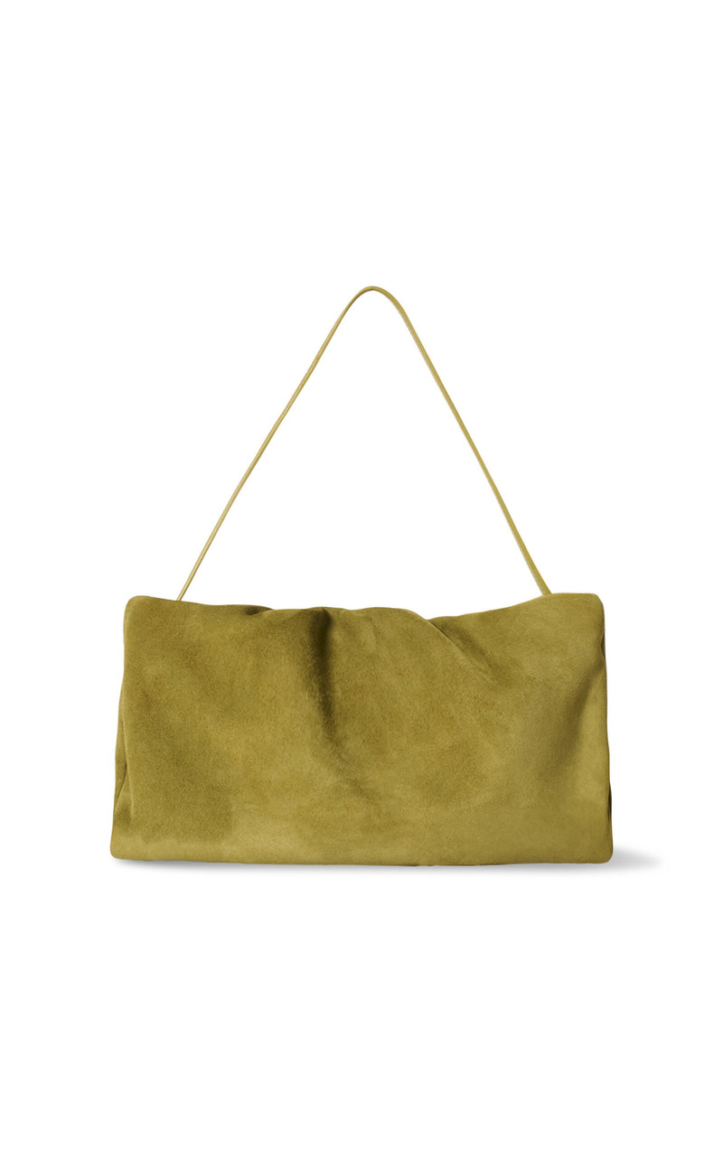 XL Bourse Suede Bag green 1