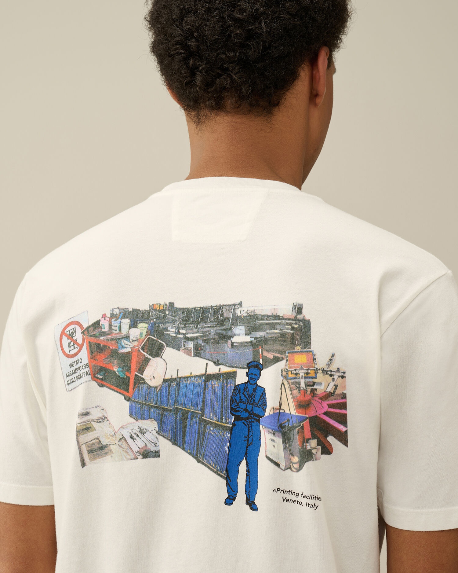 C.P. Company 24/1 Jersey Facili-Tees Graphic T-shirt