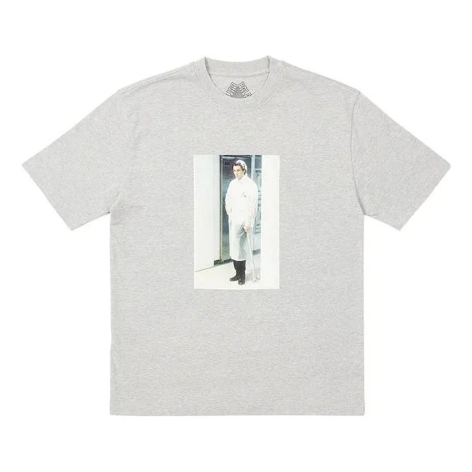 Palace American Psycho T-Shirt 'Grey Marl' P24TS036 - 1