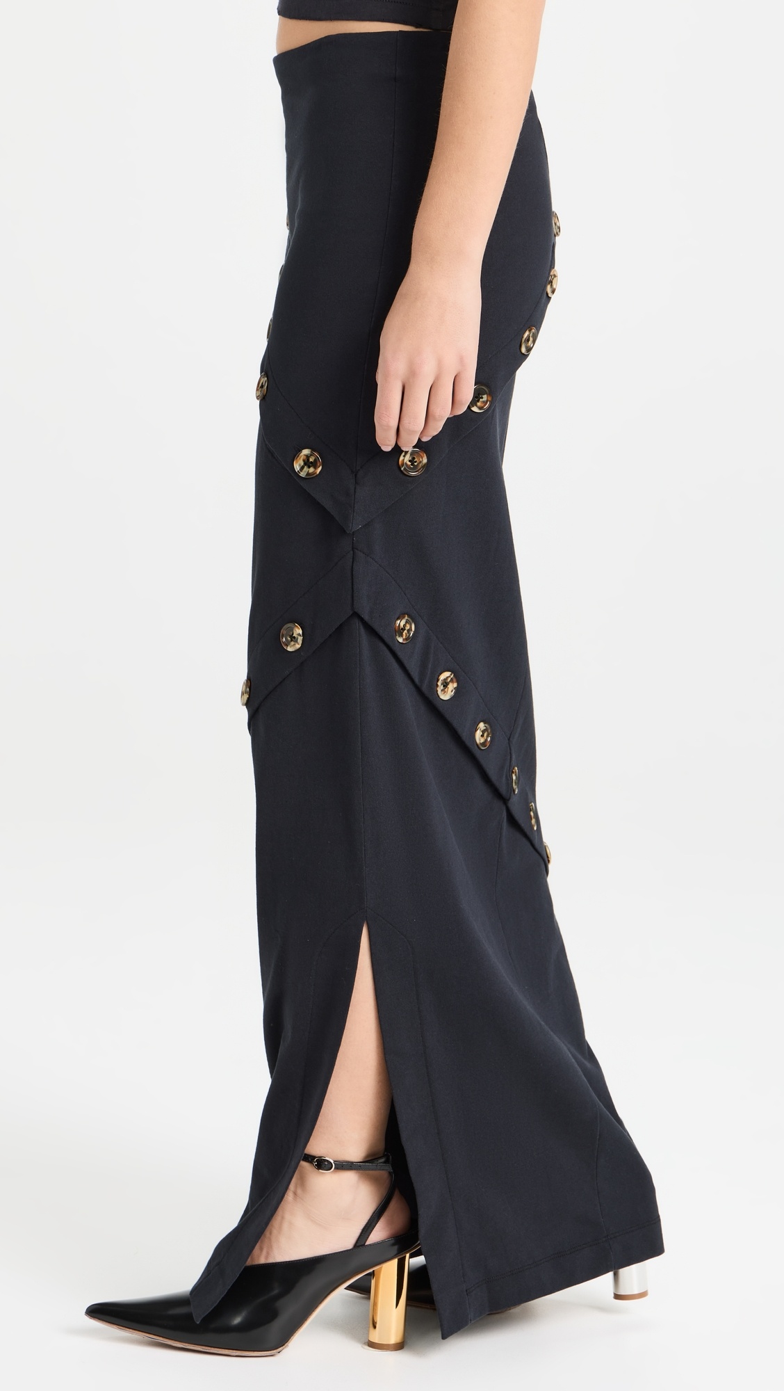 A.W.A.K.E. MODE Fitted Jersey Maxi Skirt | shopbop | REVERSIBLE