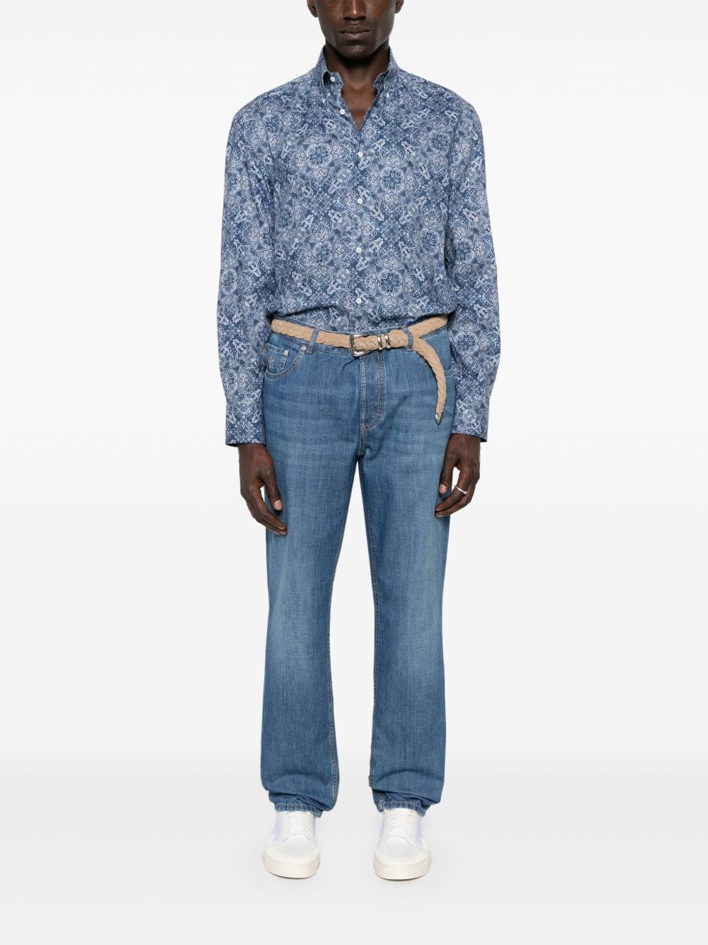 paisley-print shirt - 2