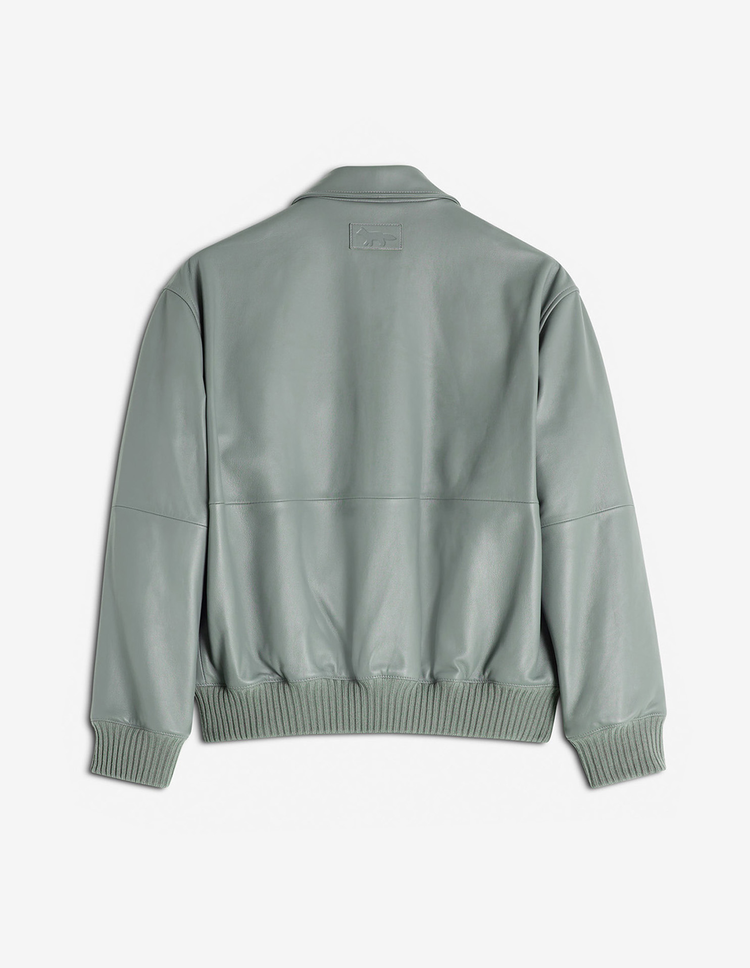 ZIPPED LEATHER BLOUSON - 7