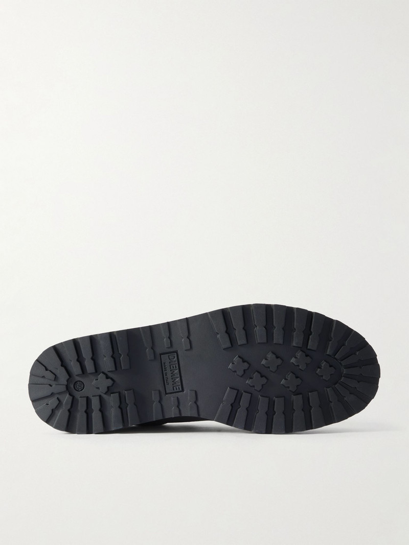 Diemme Cornaro Rubber and Nubuck-Trimmed Suede Boots Gray outlook