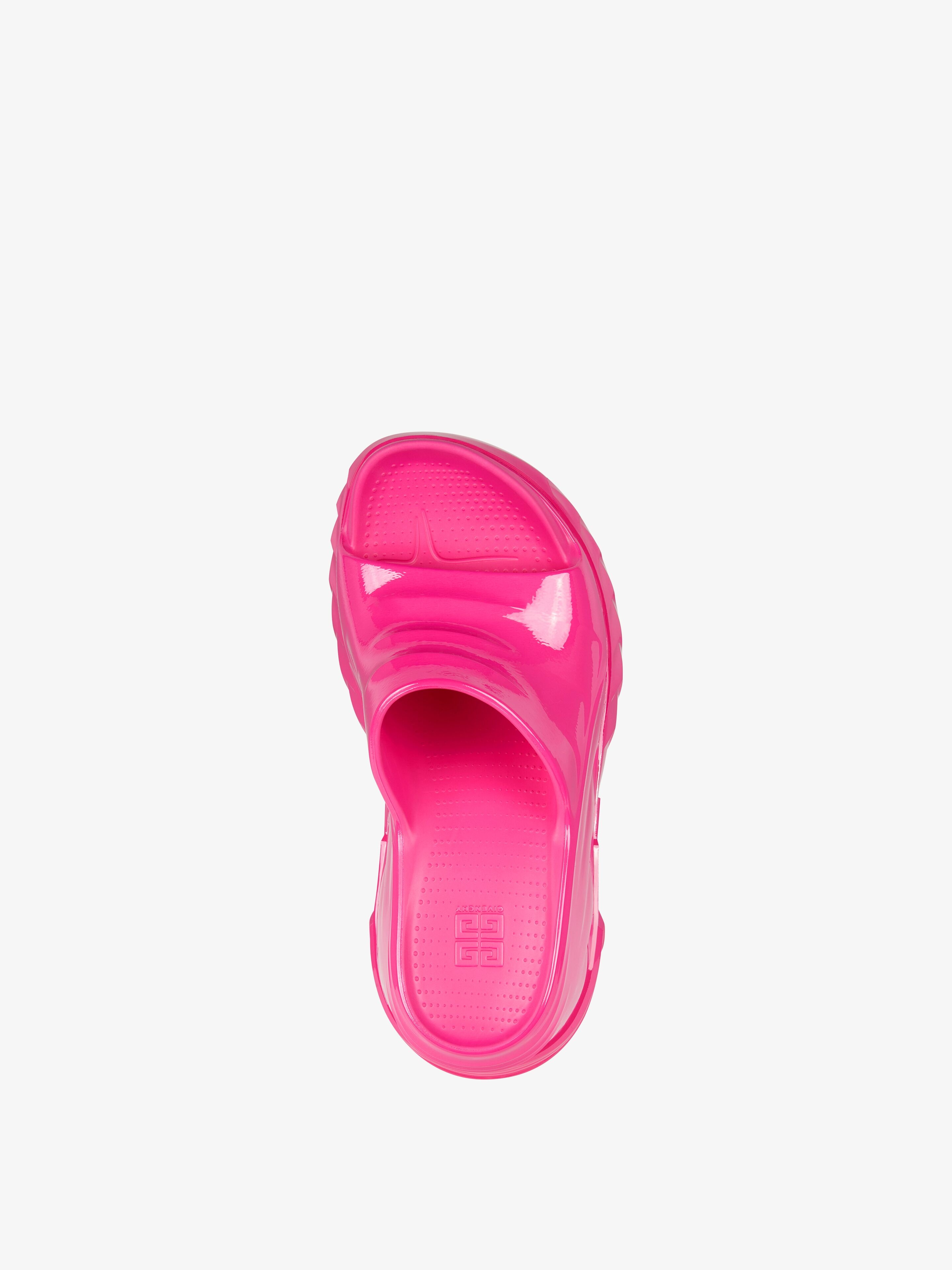 MARSHMALLOW WEDGE SANDALS IN RUBBER - 4