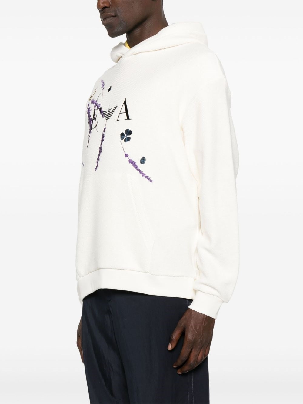 Printed cotton hoodie - 3