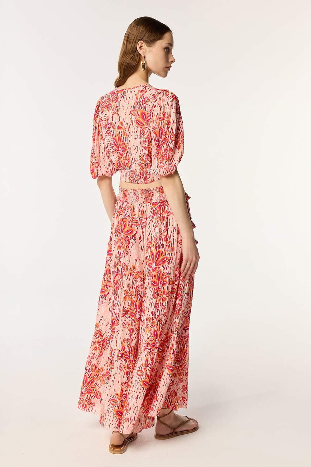 Pant Soledad - Pink Exotic Forest - 3