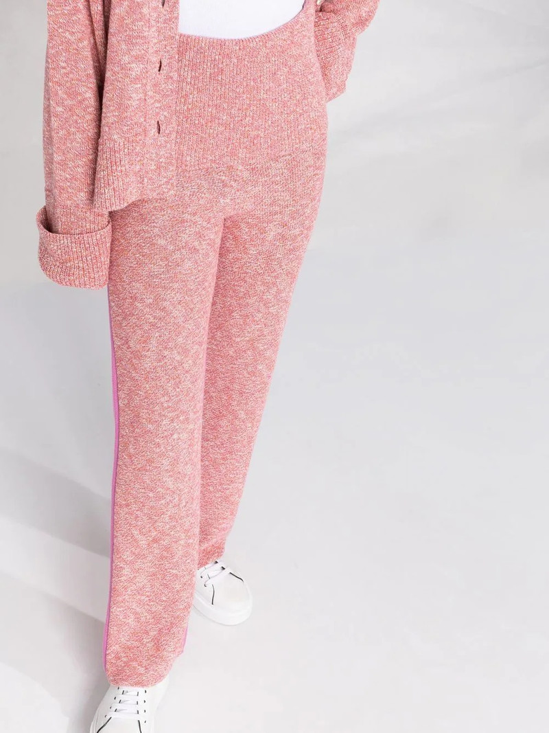 Diag-stripe knit trousers 5