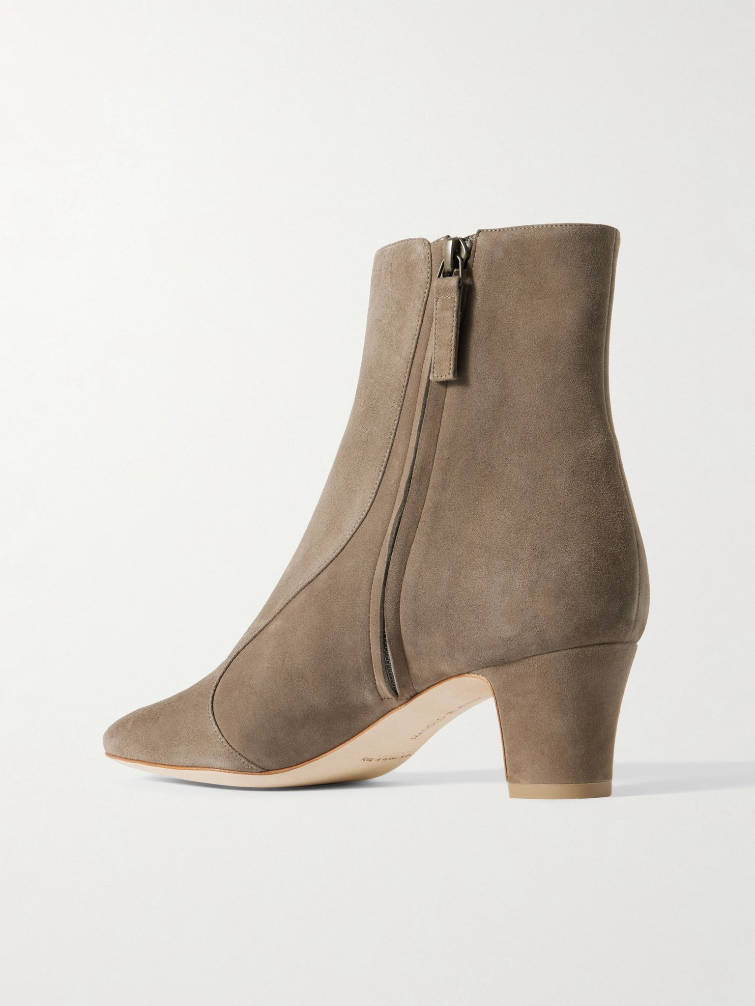 Myconia 50 suede ankle boots Light brown - 3