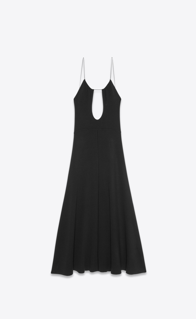 long dress in wool - 1