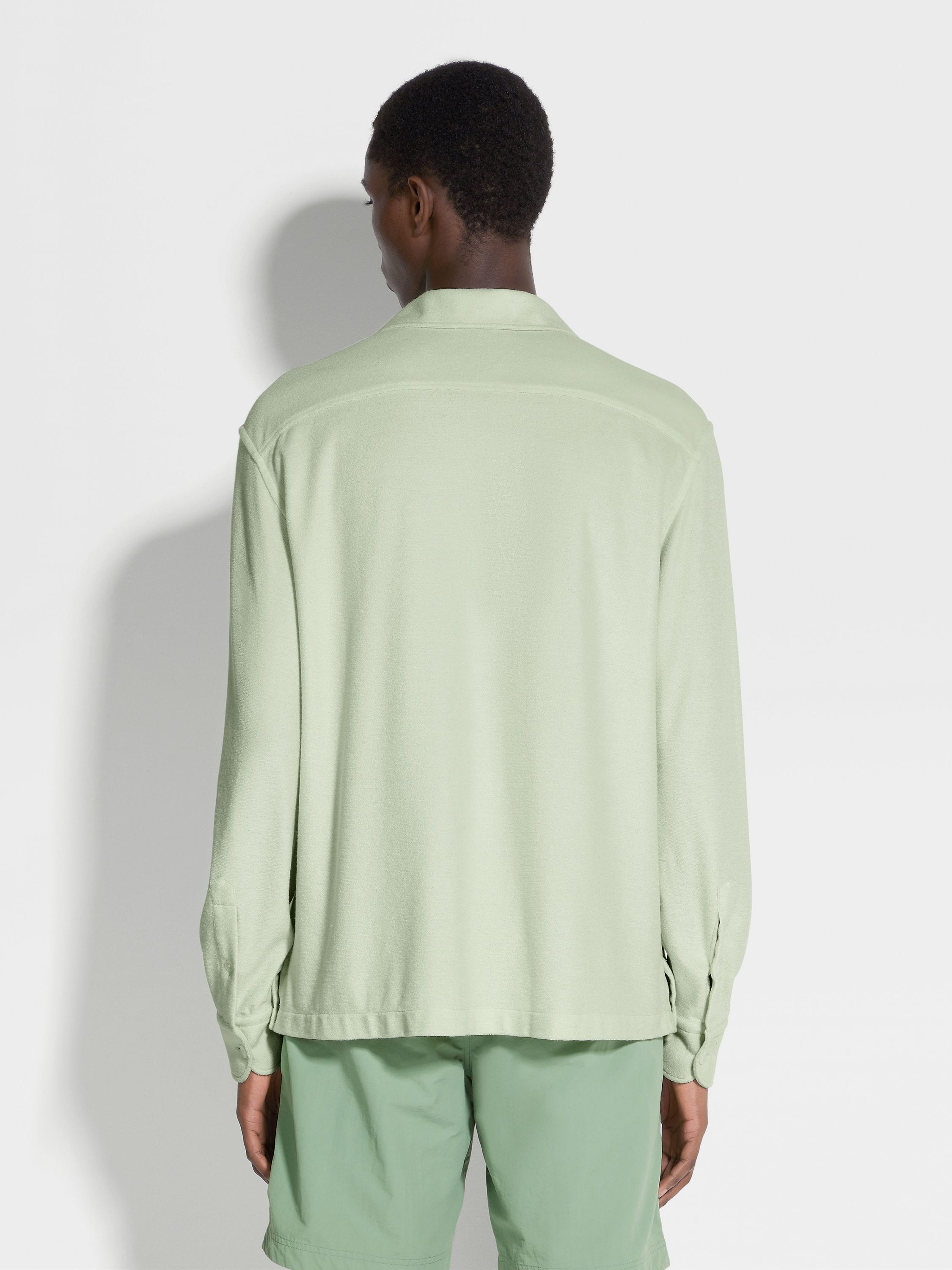 COTTON AND SILK SHIRT - 5