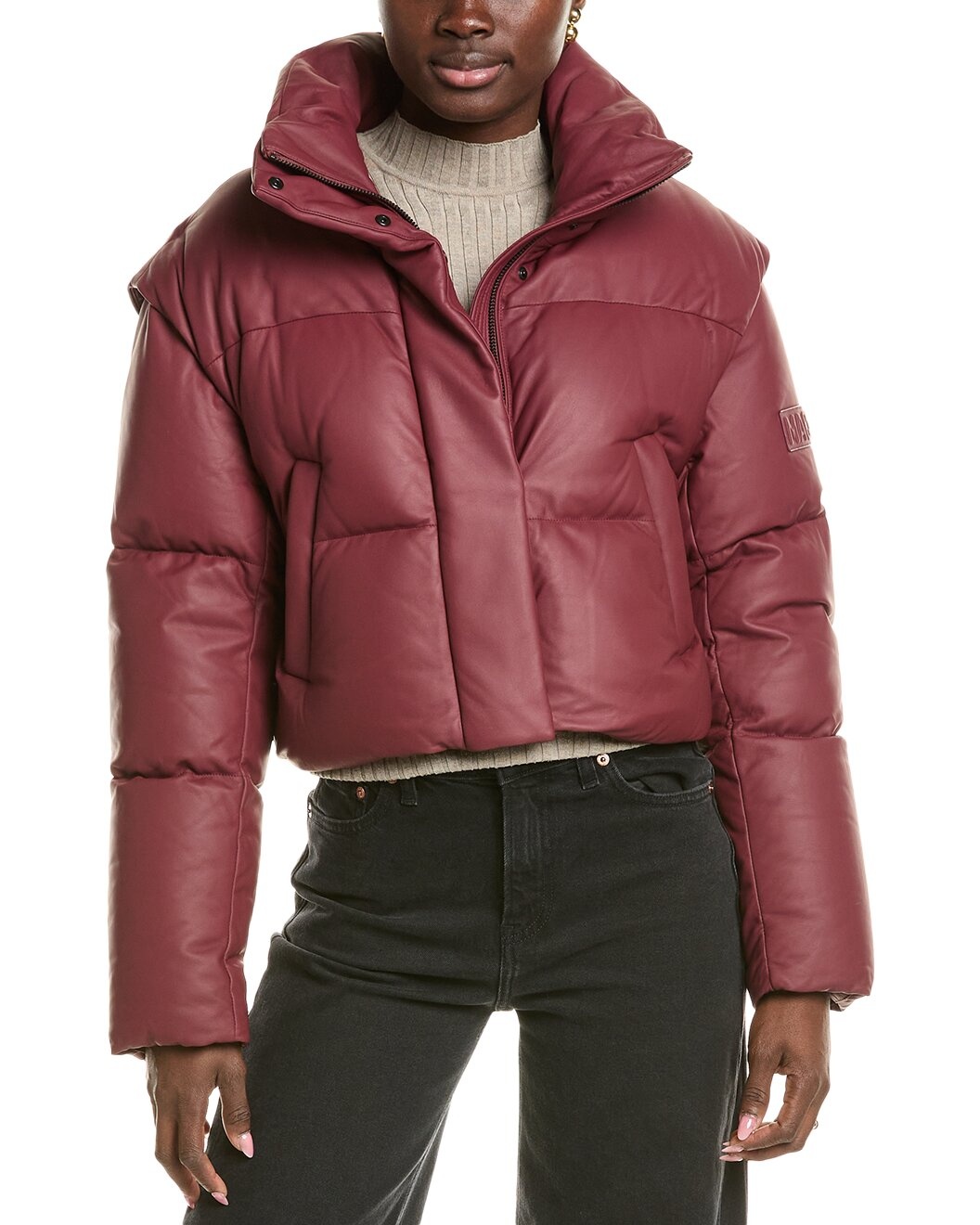 Mackage Bailey Leather Down Jacket - 4