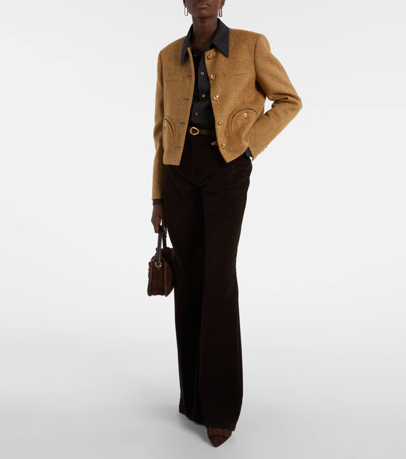 BLAZÉ MILANO Shamo virgin wool tweed jacket outlook