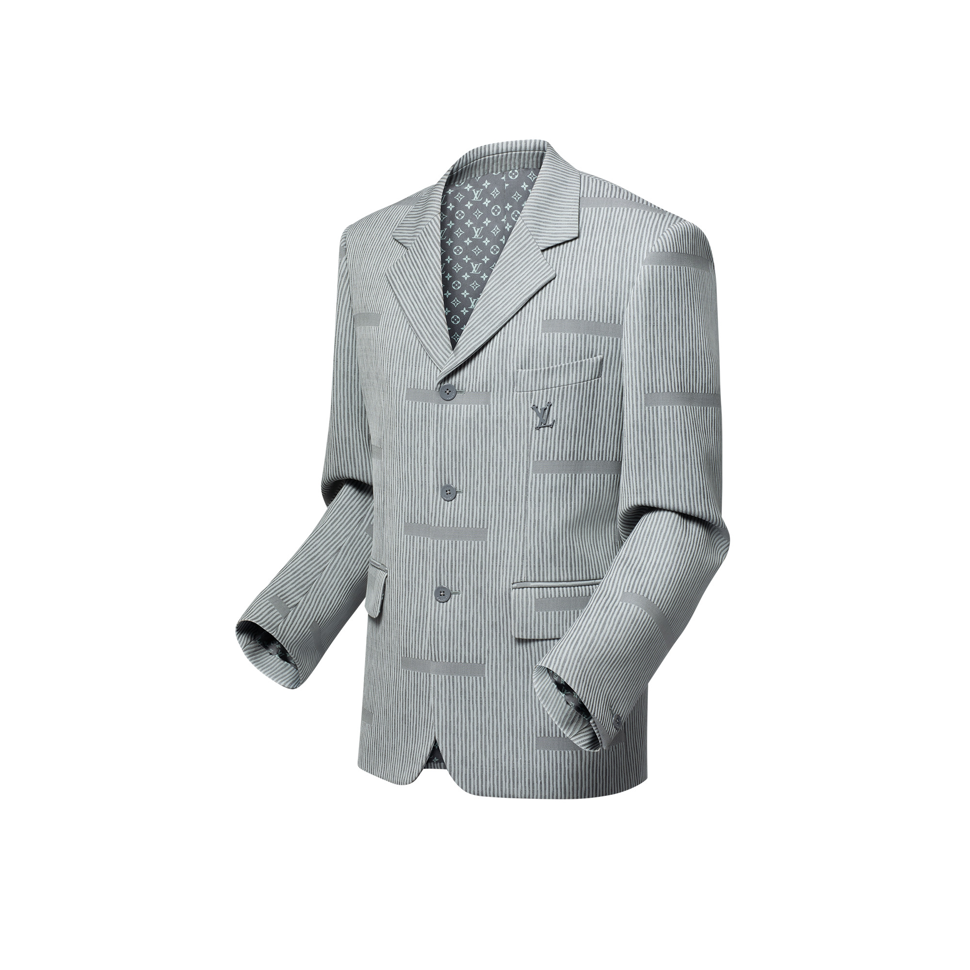 LV x Park Seo-Bo Tailored Wool Single-Breasted Jacket - 2