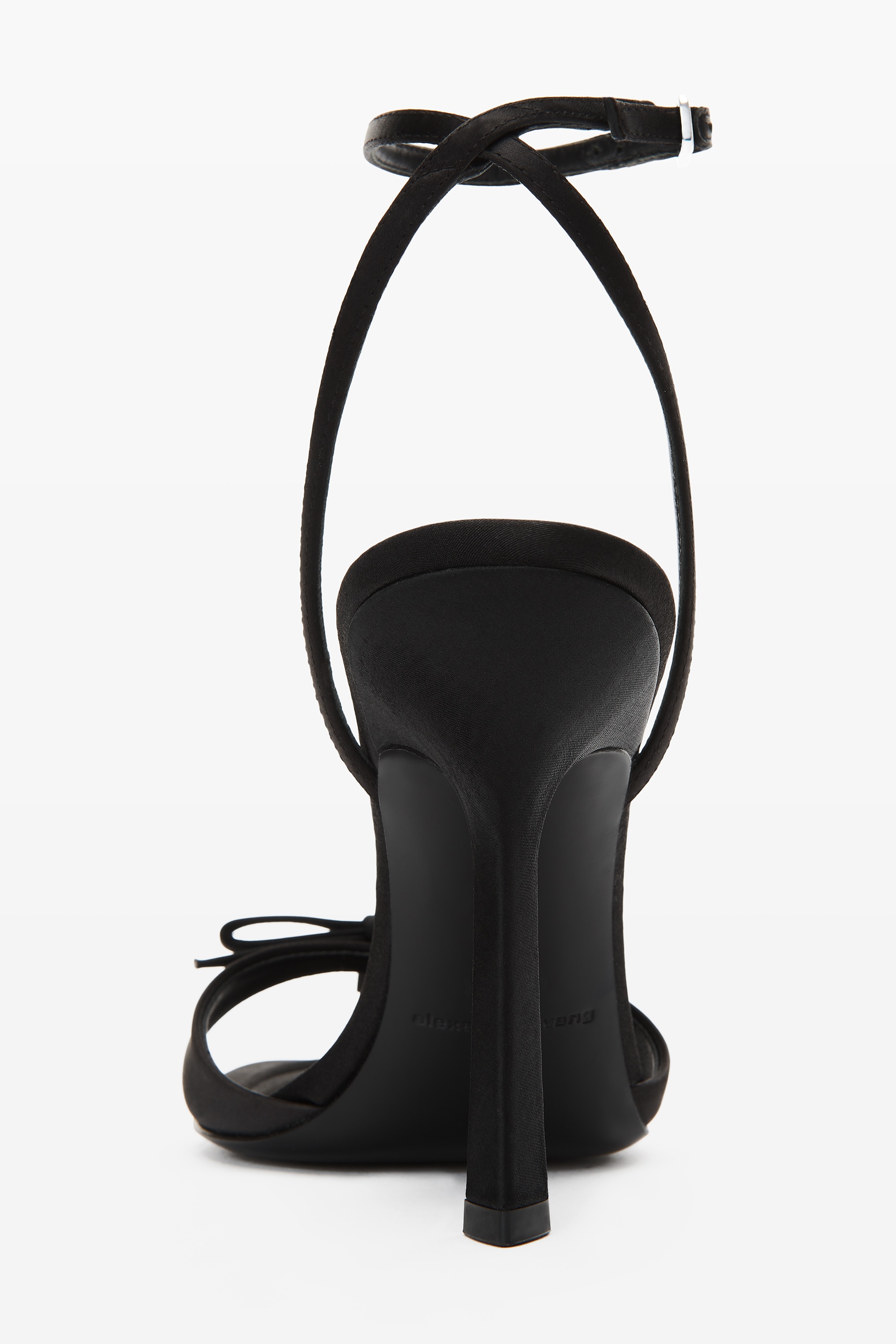 DAHLIA 105 BOW SANDAL IN SATIN - 5