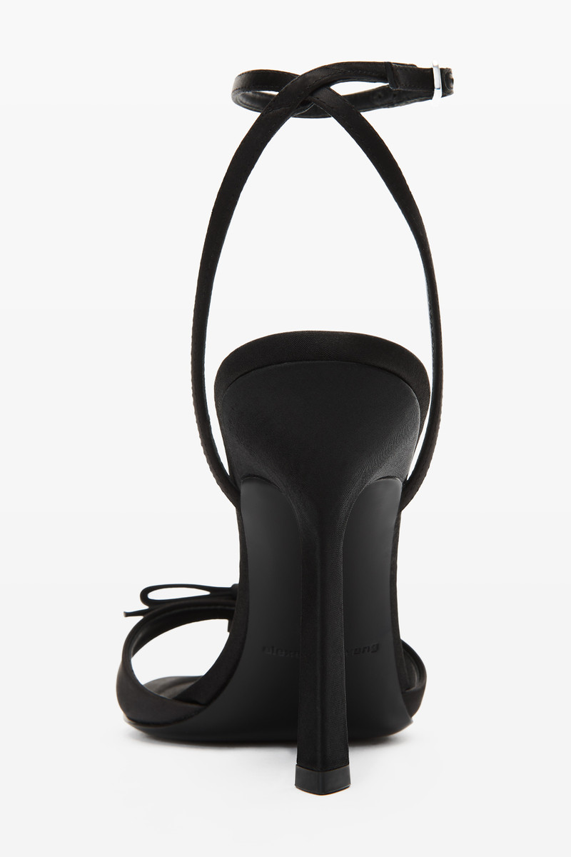 DAHLIA 105 BOW SANDAL IN SATIN 5