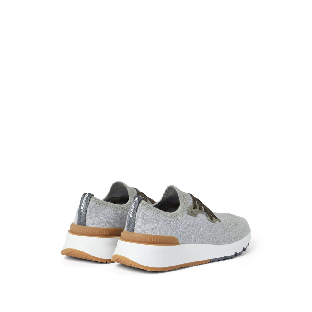 Brunello Cucinelli Grey Trainers - Low-Tops Men - 5