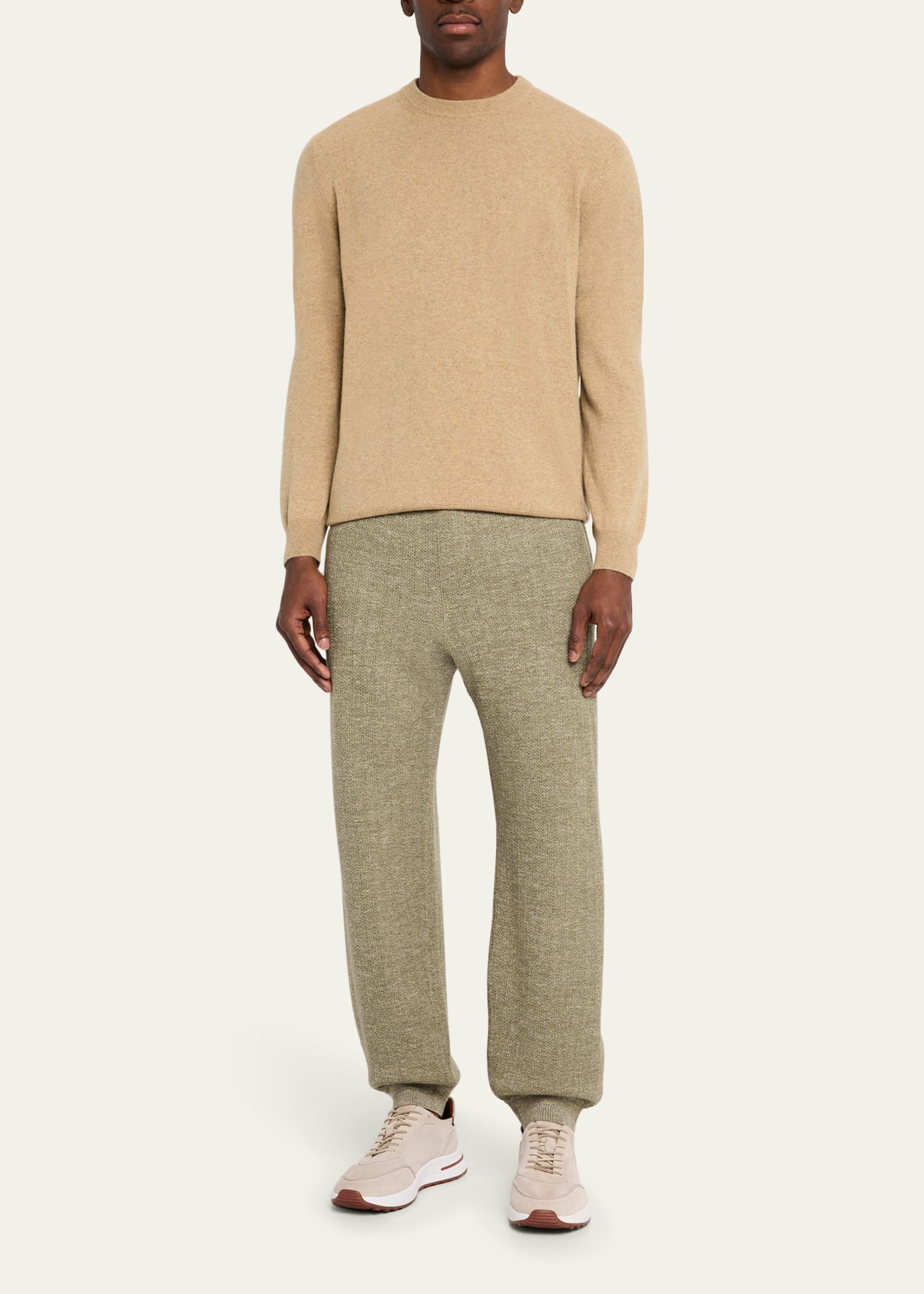 Men's Baby Cashmere Crewneck Sweater - 2