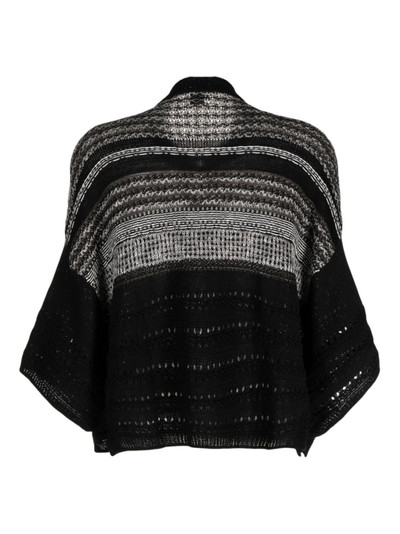 Y's open-knit batwing-sleeves jumper outlook