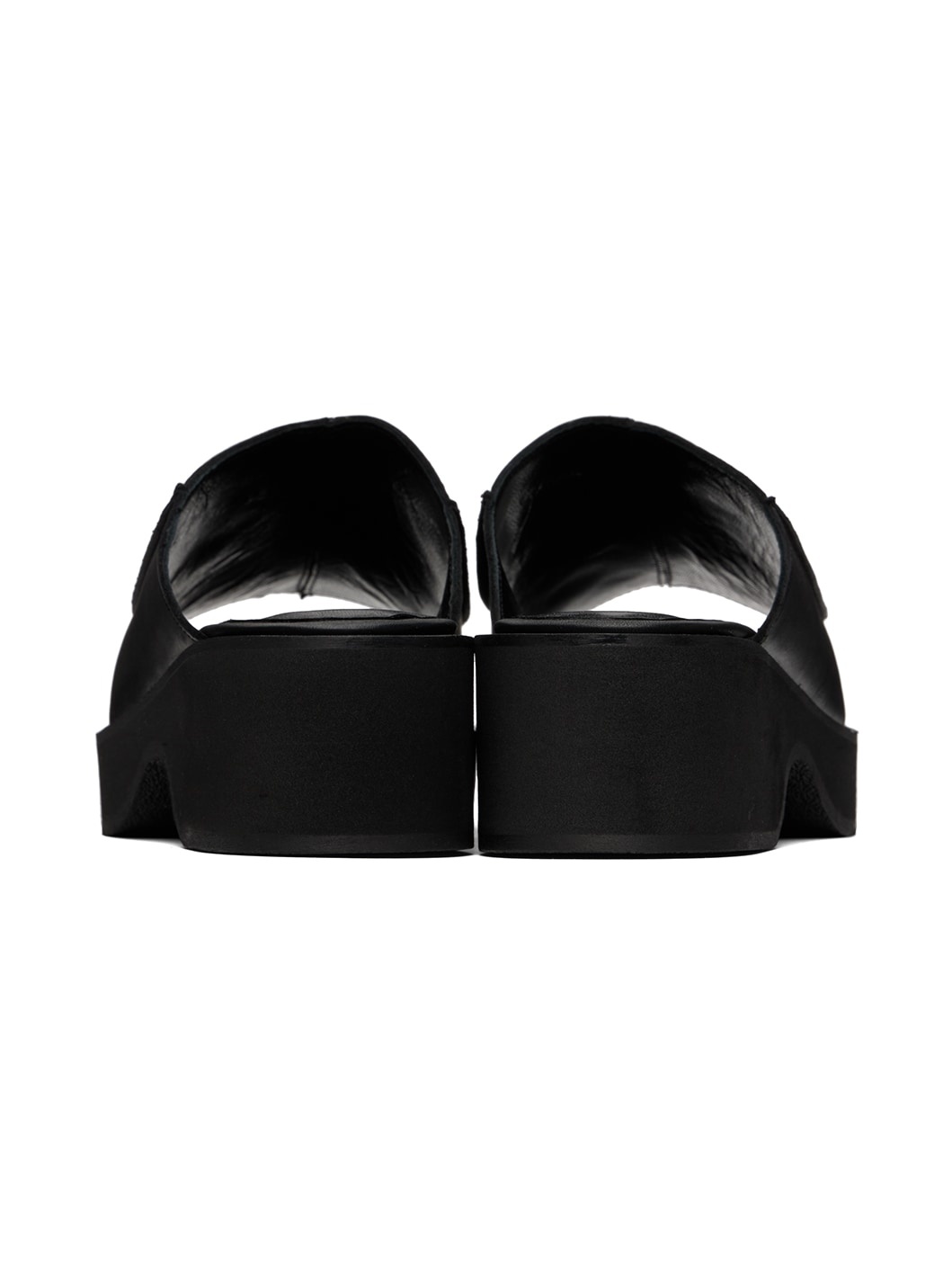 Black Frame Mules - 2