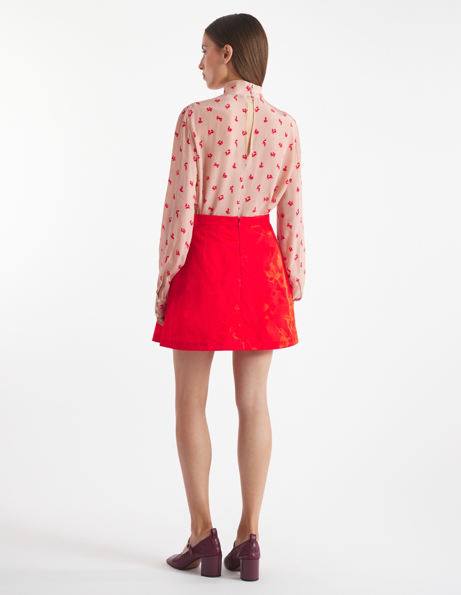 FRONT PLEAT BLOUSE - 5
