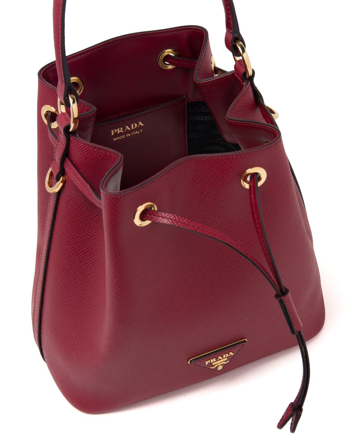 Saffiano Leather Bucket Bag - 5