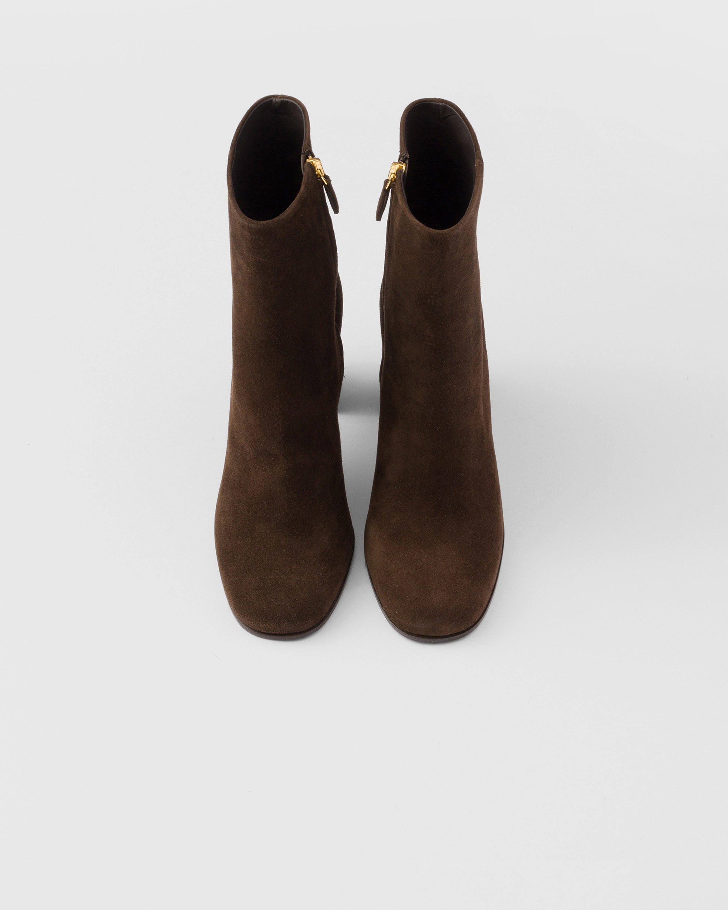 Suede booties - 4
