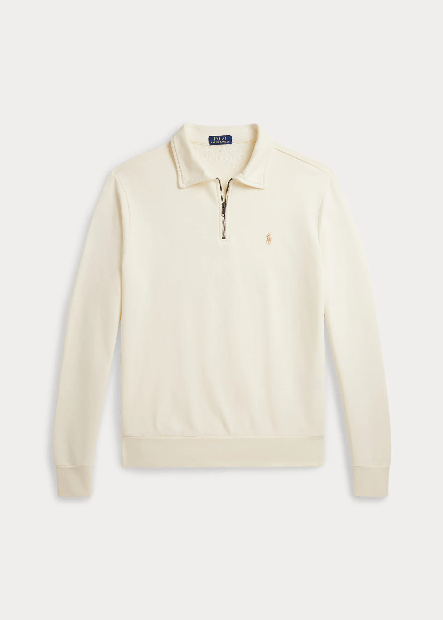 Loopback Fleece Collared Sweatshirt - 1
