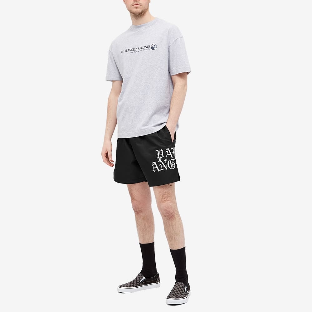 Palm Angels Hue Gothic Logo Short - 5