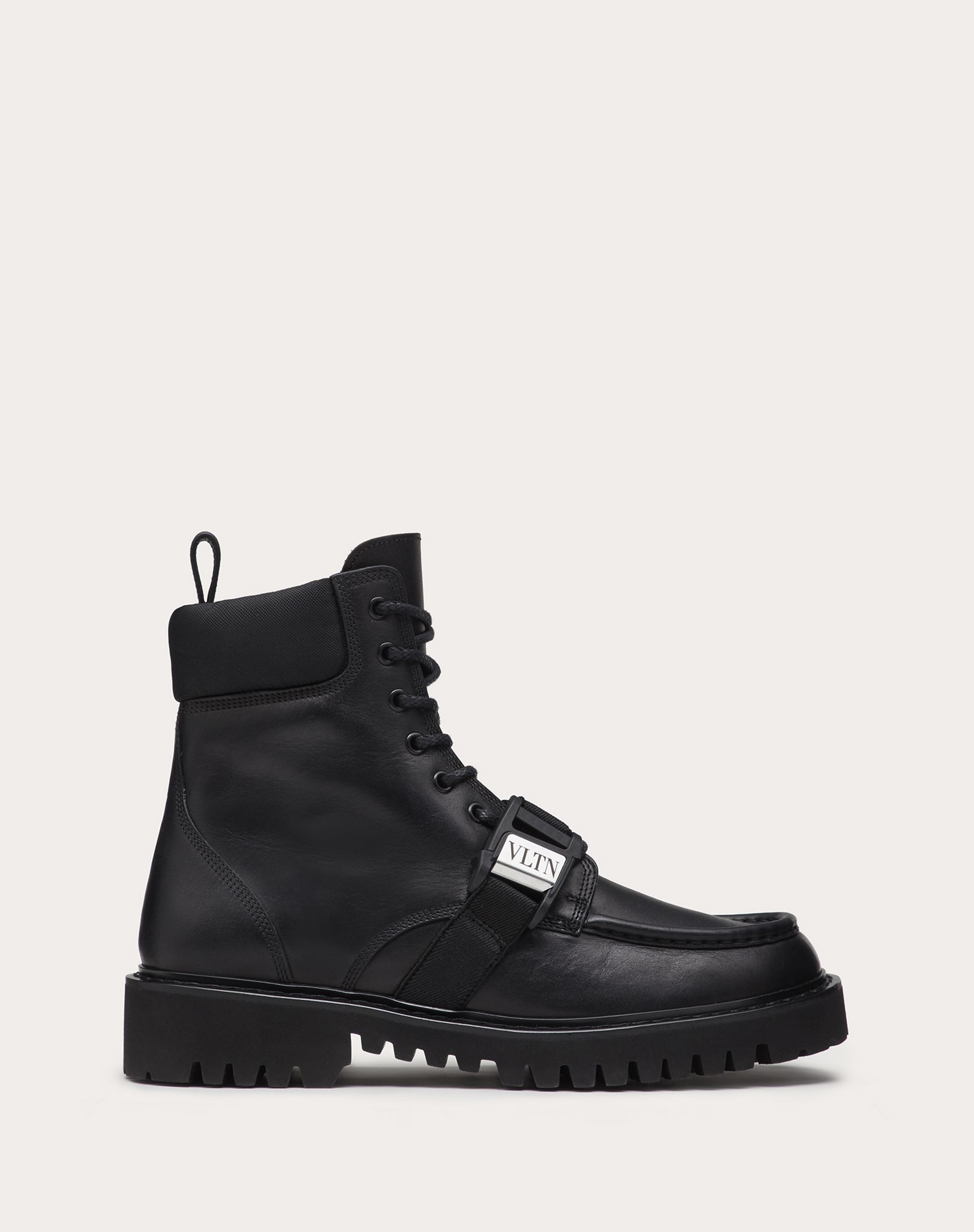 Calfskin Combat Boot with VLTN Buckle - 1