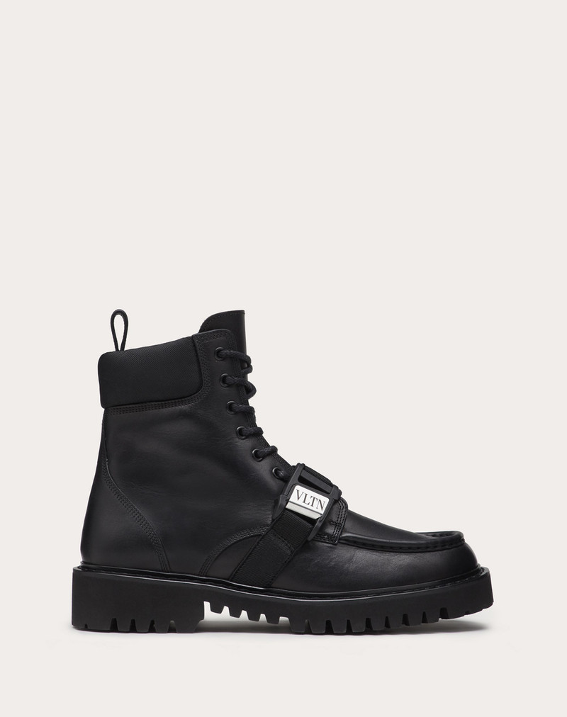 Calfskin Combat Boot with VLTN Buckle 1