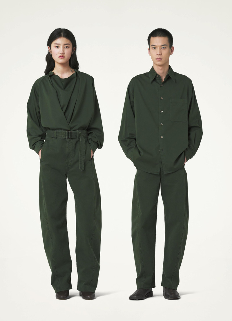 TWISTED BELTED PANTS 11